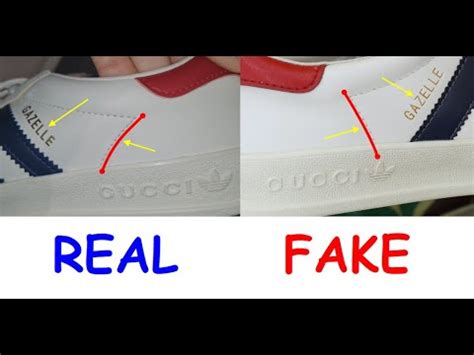 gucci gazelle fake vs real|adidas gazelle x gucci.